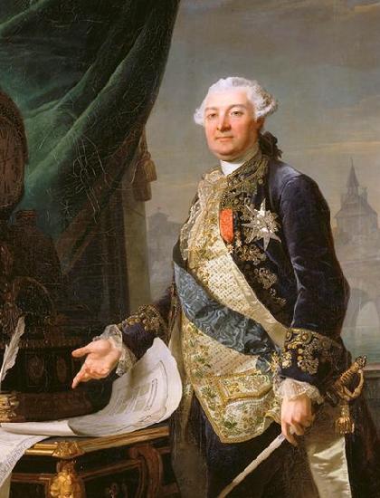unknow artist Portrait of Louis Auguste Le Tonnelier de Breteuil oil painting image